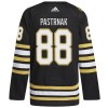 Boston Bruins Trikot 100th Anniversary David Pastrnak Adidas 2023-24 Schwarz Authentic - Herren